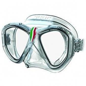 Seac 0750040 Máscara de Diseño Italiano, Unisex Adulto, Transparente, M/L