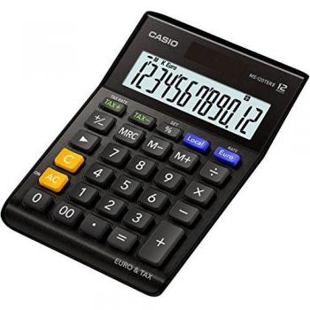 Casio MS-120TERII-BK - Calculadora de sobremesa, 28.8 x 103 x 145 mm, color negro