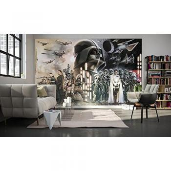 Papel Pintado No Tejido Star Wars Collage 400x250 cm, Ancho de Banda 100 cm