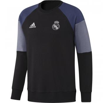 adidas Real Madrid Cf Swt - Sudadera para hombre, color negro / morado, talla XXL