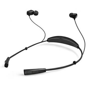 SBS teearsetbt830 K Auricular Bluetooth 4.1 estéreo de Cuello, micrófono y tecla de Respuesta Integrado, Negro