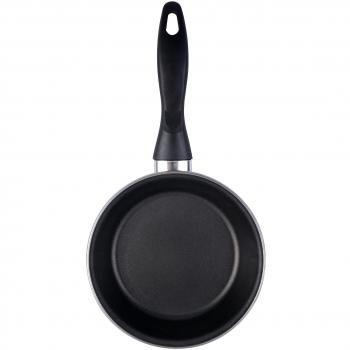 MAGEFESA Black - Sartén 20 cm de Acero esmaltado, Antiadherente bicapa Reforzado, Color Negro Exterior. Apta para Todo Tipo de cocinas, incluida inducción. 50% de Ahorro energético.