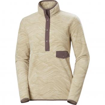 Helly Hansen Women's Maridalen Beige Fleece Pullover Large