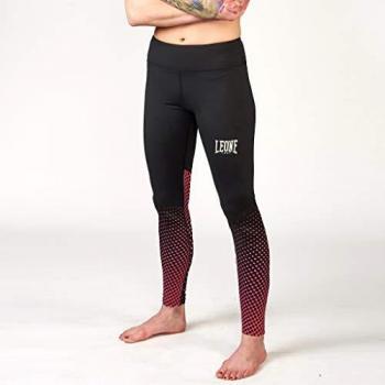 Leone 1947 Blitz W Kick-Thai - Pantalón Corto para Mujer, Mujer, Mallas, AB805, Negro, S