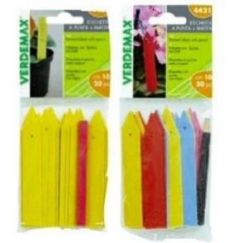 Etiquetas de colores para semilleros, 20 ud