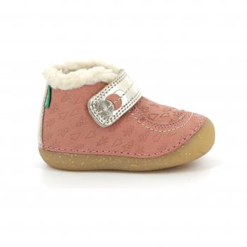 Botas de Niña KICKERS SO SCHUSS ROSA