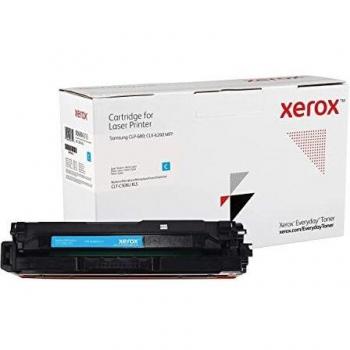 Cartucho de Tóner Genérico Xerox Everyday para Samsung CLP680/CLX6260, Color Cian - Compatible con CLT-C506L/CLT-C506S/SU038A/SU047A