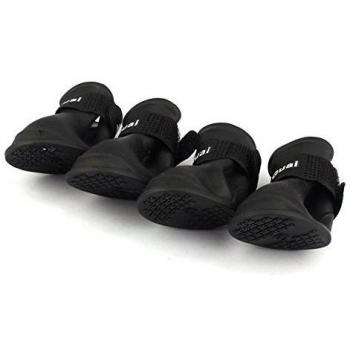 Botas impermeables para perros 4 unid de pares - Disponibles en color negro, morado o azul - Ver medidas tallas