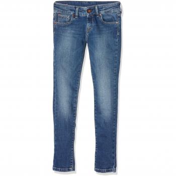 Pepe Jeans New Saber, Vaqueros para Niñas, Azul