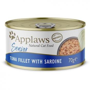 Applaws Lata Gato Senior Atún y Sardina 24x70g