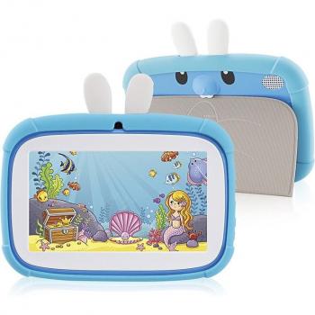 DAM Tablet Infantil A133 WiFi, SO Android 11, Pantalla 7'' 1024x600px, Quad-core ARM Cortex™ A53, 2GB RAM + 32GB, Doble cámara, Dimensiones: