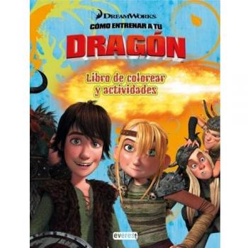 Cómo entrenar a tu dragón. Libro de colorear y actividades