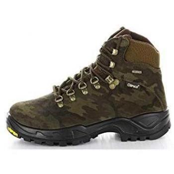Botas de Trekking Chiruca Camo 21 en Piel con Goretex, Diseño de Camuflaje, Talla 46 para Hombre, Color Verde