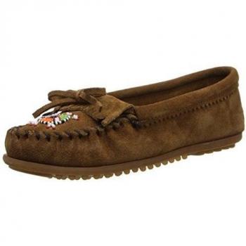 Minnetonka Me To We Maasai Moc, Mocasines Mujer, Marrón, 39 EU