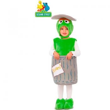 Disfraz Peluche de Oscar el Gruñón para niños