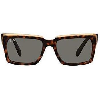 Ray-Ban Inverness RB2191 1292B1 Havana On Transparent Brown/Dark Grey Square Sunglasses