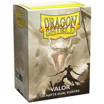 Fundas Dragon Shield Valor Matte Dual 100 unidades