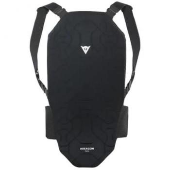 Dainese Auxagon Back Protector 1 - Protector Dorsal para Esquí y Snowboard con Tirantes, Negro/Negro, para Hombres y Mujeres
