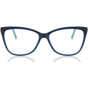 Cat Eye Full Rim Plastic Women’s Prescription Glasses Online Blue Size 54 - Blue Light Block Available - SmartBuy Collection