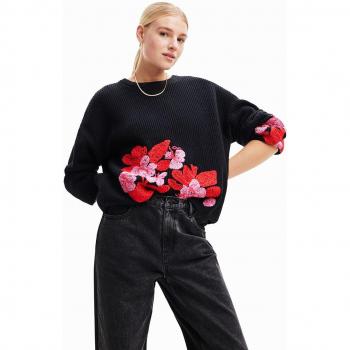Jersey Desigual bordado flores
