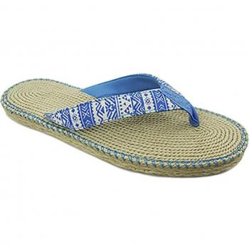 Chanclas de playa de mujer con suela de goma - Brasileras Chanclas Spar Etnia