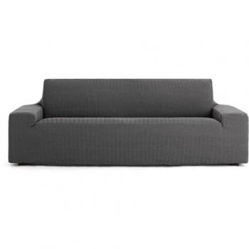 Funda para Sofá Eysa JAZ Gris Oscuro 70 x 120 x 260 cm, bielástica, apta para sofás de 3 plazas, modelo mod/7 premium