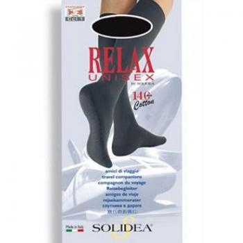 Calcetines Compresivos Unisex Solidea Relax 140 DEN Naturales Talla M 18/23 mmHg