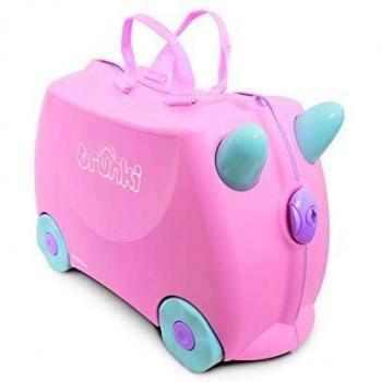 Trunki 10110 - Equipaje infantil, 18 liters, color rosa