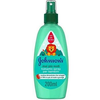 Balsamo Spray Johnson's Baby Nunca Más Nudos 200 ml - Acondicionador desenredante para niños con fórmula No Más Lagrimas