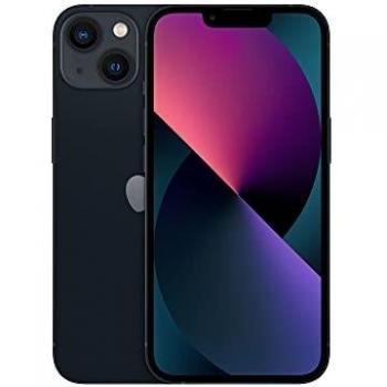 Smartphone Apple iPhone 13, 512GB, Color Medianoche, Pantalla de 6.1, Doble SIM, iOS 15, 5G, Cámara de 12MPx - Sin Cargador/Auriculares