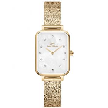 Daniel Wellington Quadro Lumine Pressed Piano Gold Women's Watch DW00100582