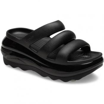 Crocs Women's Mega Crush Triple Strap Platform Sandals - Black - Size 37-38