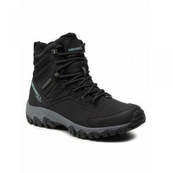 Merrell Botas de Senderismo Thermo Akita Mid WP, impermeables, color negro, para mujer, talla 37
