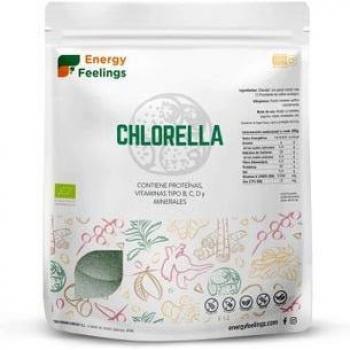 Energy Feelings Chlorella Ecológica en Polvo, Vegana y Sin Gluten, 1kg