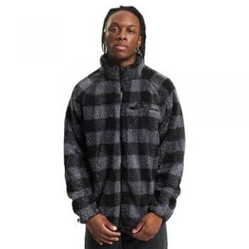 Brandit Teddyfleece Lightweight Jacket - Black/Grey - XL