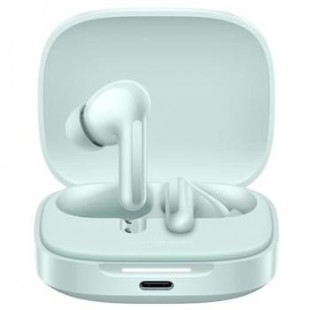 Auriculares inalámbricos Xiaomi Redmi Buds 6 - Cancelación de Ruido, Ligero, 10 Horas de autonomía y 42 Horas con Estuche de Carga, Bluetooth, Verde Coral