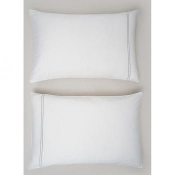 Bassols - Fundas de Almohada algodón egipcio 300 hilos Chamonix