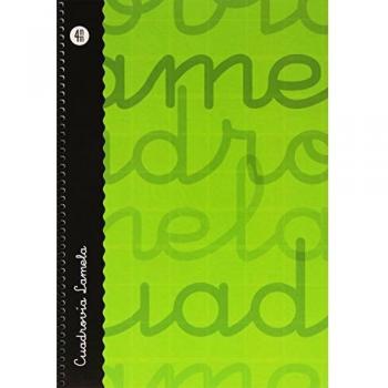 Lamela 7FTE004V - Cuaderno folio en espiral, color verde