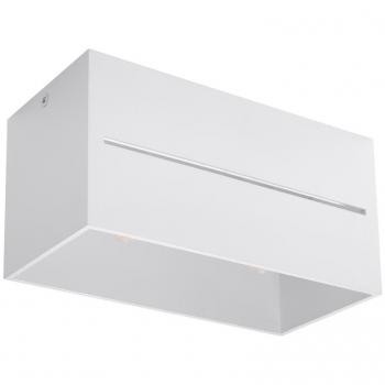 Aplique de Techo LOBO 2 Focos G9 Aluminio Blanco