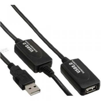 InLine 34612I - Cable alargador USB 2.0 con amplificador de señal