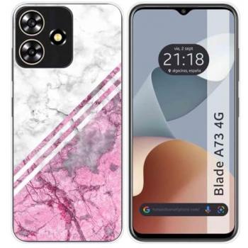 Funda de Silicona Diseño Mármol 03 para Zte Blade A73 4G