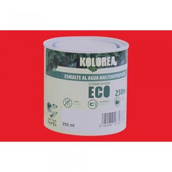 Esmalte al agua eco satinado 250 ml rojo china