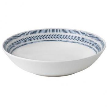 Royal Doulton Ellen Degeneres – Oscuro Azul Chevron Cuencos para Pasta