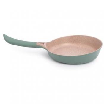 Sartén Ø24cm de Aluminio Fundido con Asa de Baquelita Verde Sage - CREATE / PAN STUDIO, apta para todo tipo de cocinas, resistente y duradera, fácil de limpiar, libre de PFOA