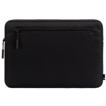 Funda Incase INMB100594 para MacBook Pro y MacBook Air de 13 (2022-2012), compacta, con nailon de vuelo, color negro, con etiqueta de cremallera