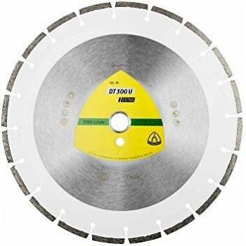Klingspor 325351 Discos de Corte Diamantados para Tronzadoras Motorizadas/Sierras de Mesa, DT 300 U, 300 mm x 30 mm, 6400 RPM