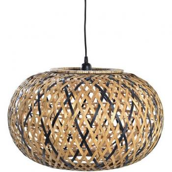 Lámpara de techo bambú natural marrón 51x51x30