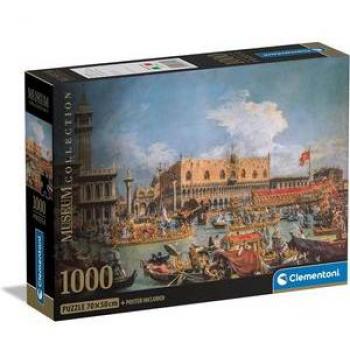 Clementoni - Puzzle 1000 piezas Colección de rompecabezas: el regreso del Bucentauro en el día de ascensión