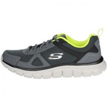 Skechers Track Bucolo 52630 CCLM, Zapatillas de entrenamiento para hombres, color gris