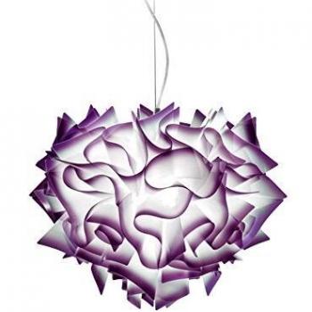 Lámpara colgante de diseño Slamp Veli, Ø 42 cm, color ciruela